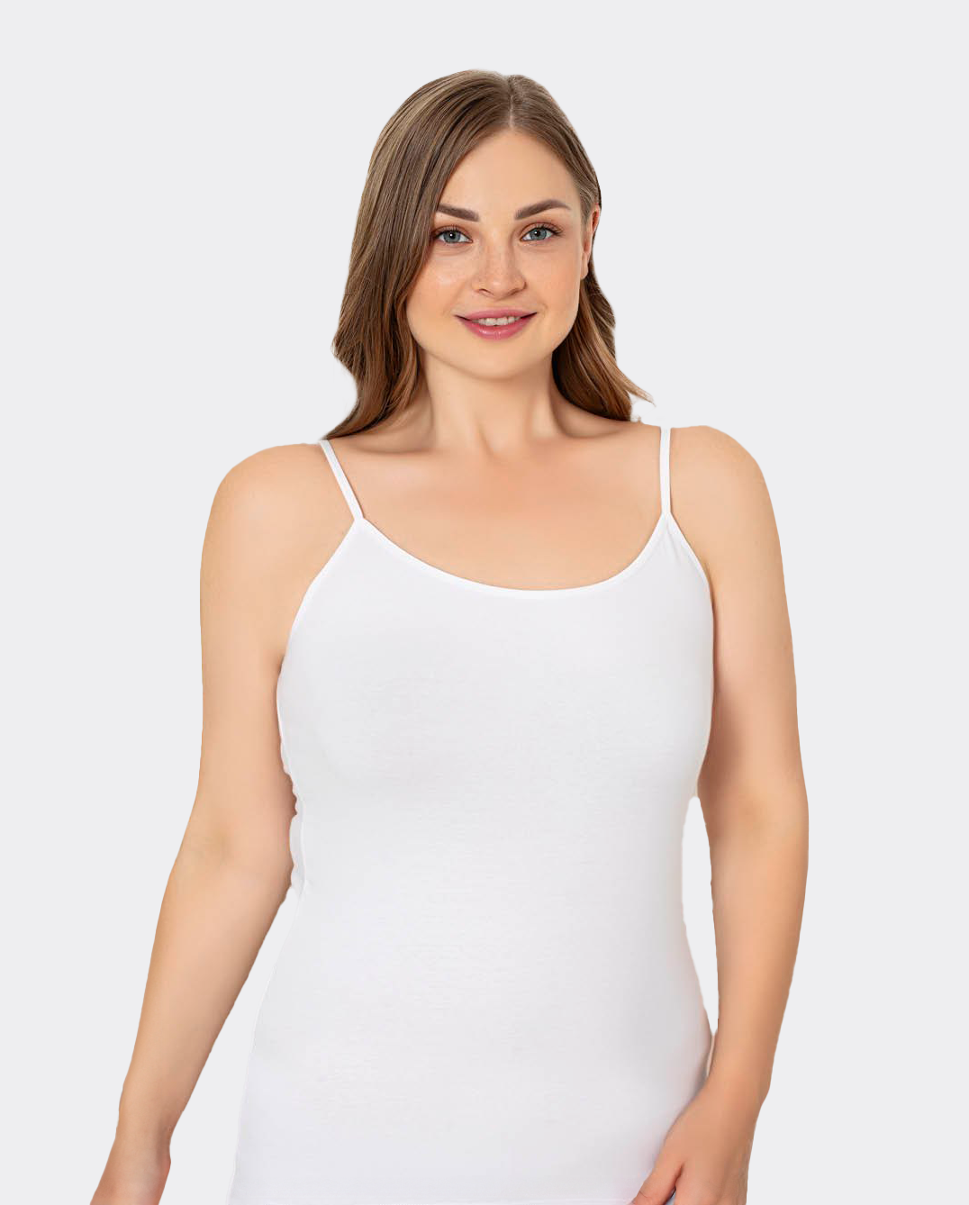 Stretch Cotton Tank Top