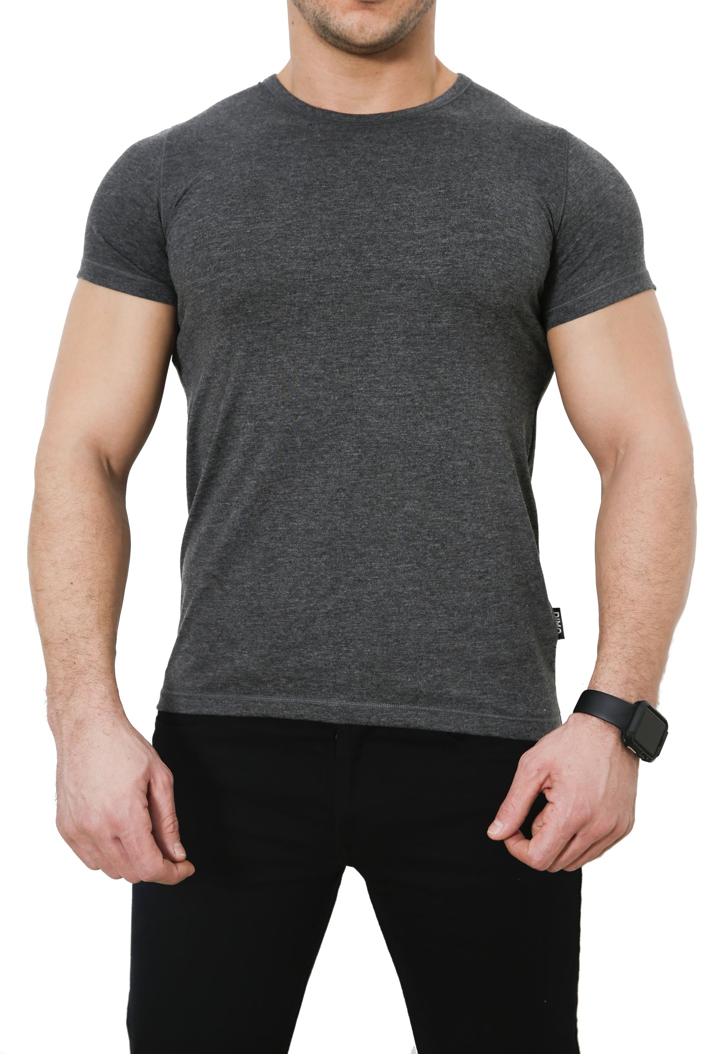 Stretch Cotton O-Neck Undershirt