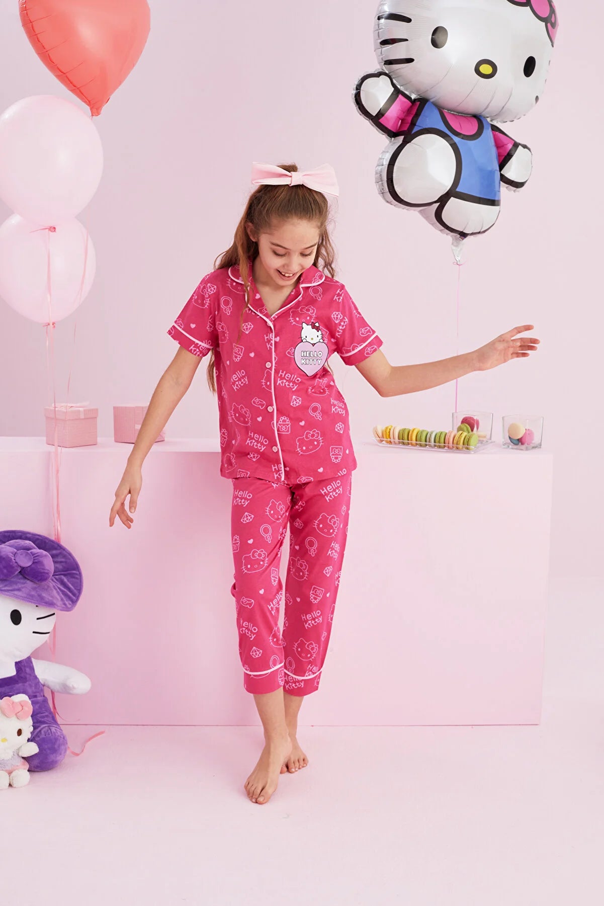 Cotton Front-Buttoned PJ Set