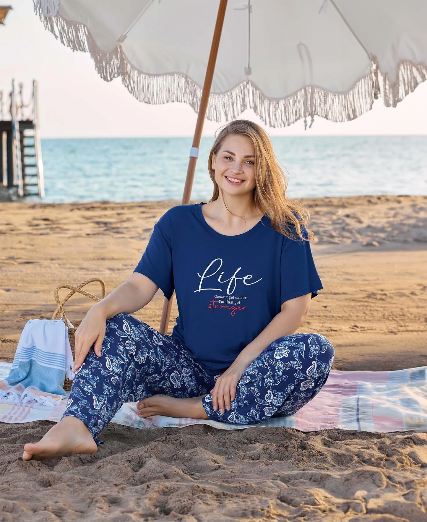 Soft Cotton Pants Set