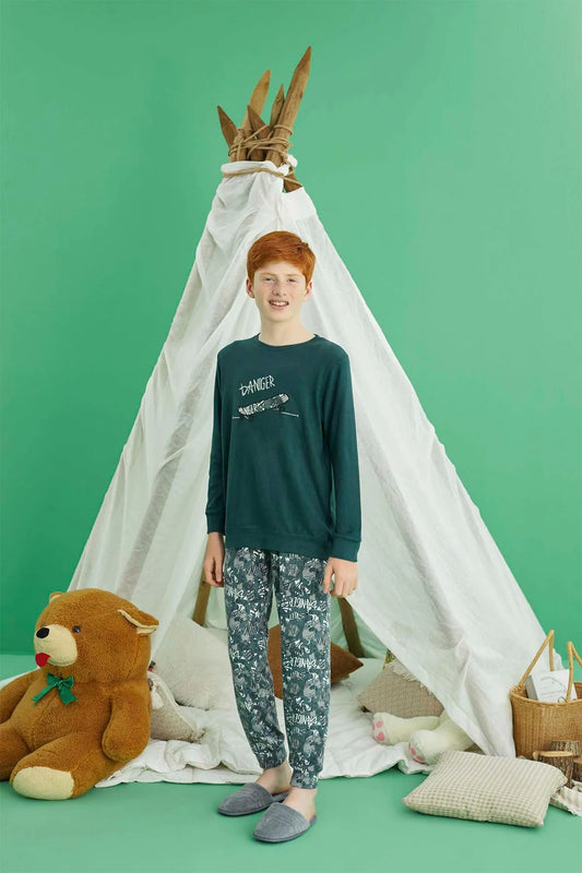 Thin Thermal Fleece PJ Set