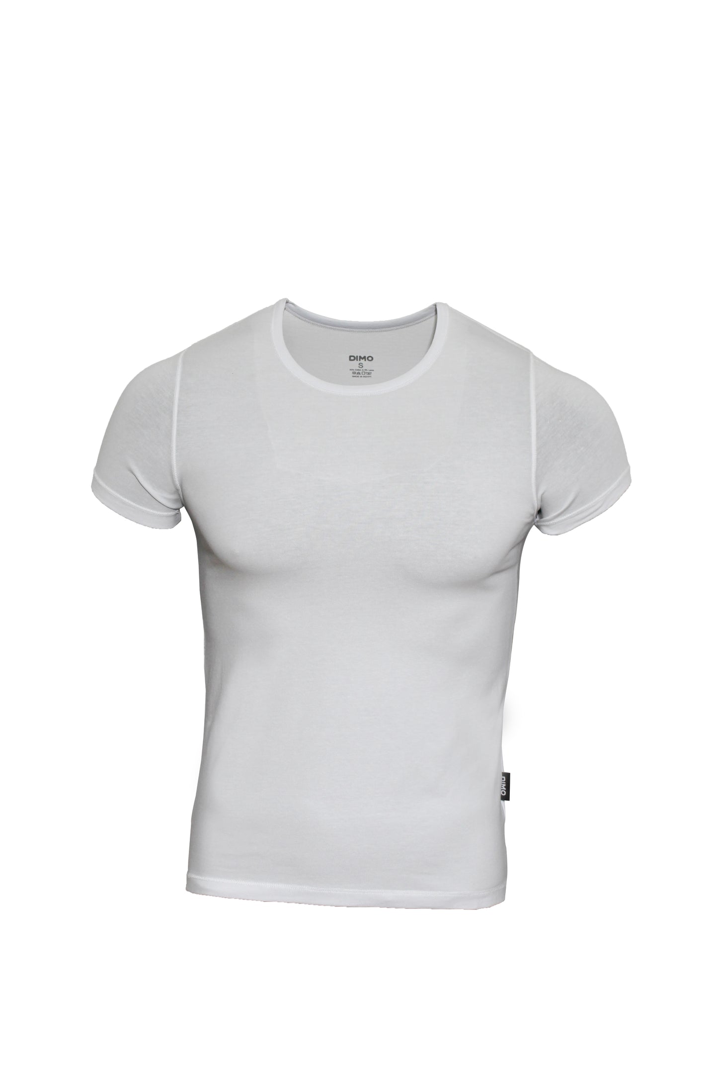 Stretch Cotton O-Neck Undershirt