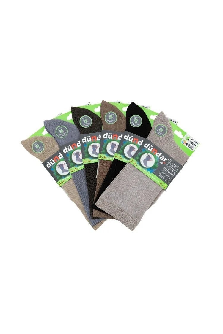 Dündar Men’s Bamboo Diabetic Socks – Long