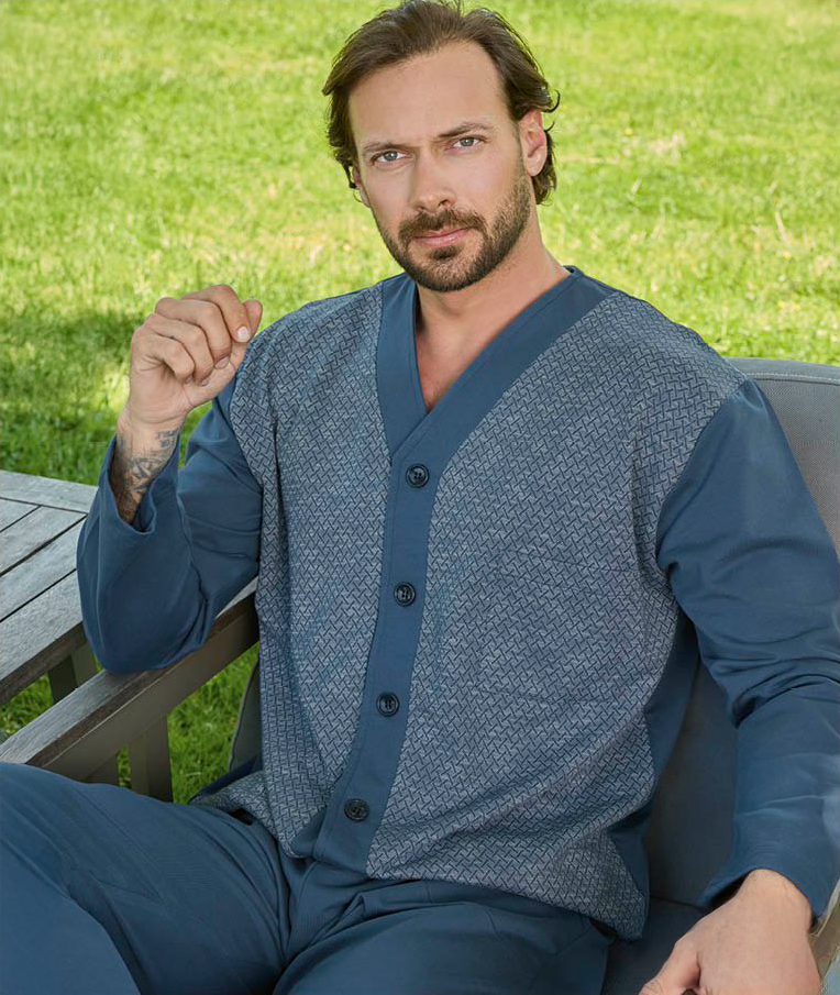 Cotton Front-Buttoned Set