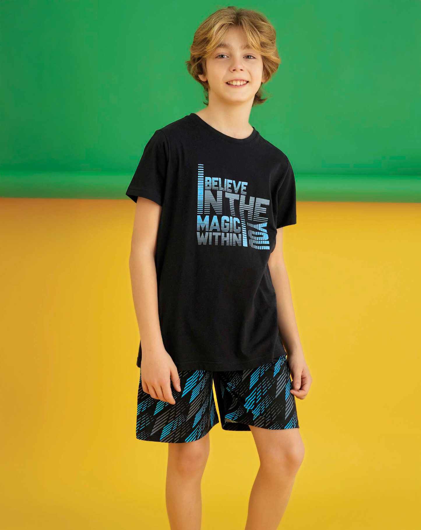 Soft Cotton Shorts Set