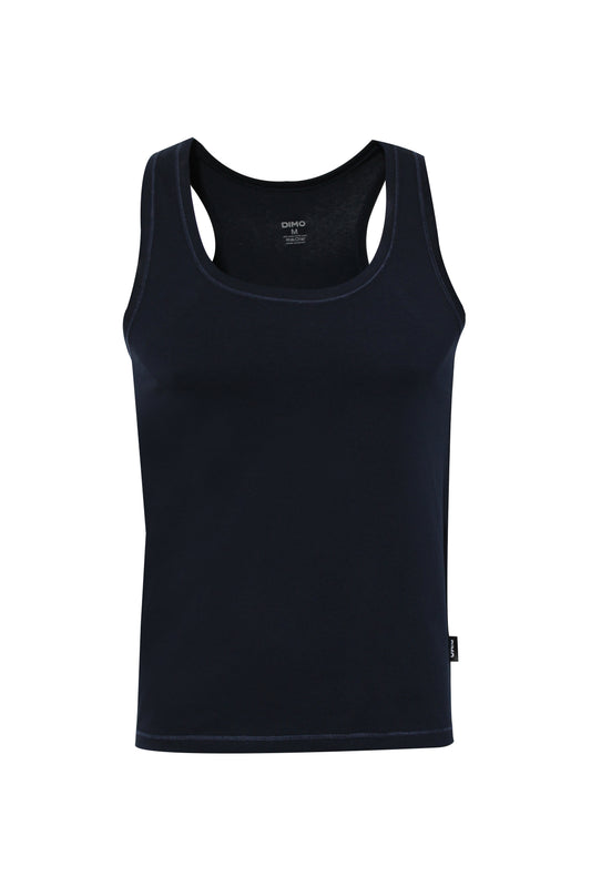 Stretch Cotton Y Shape Tank Top
