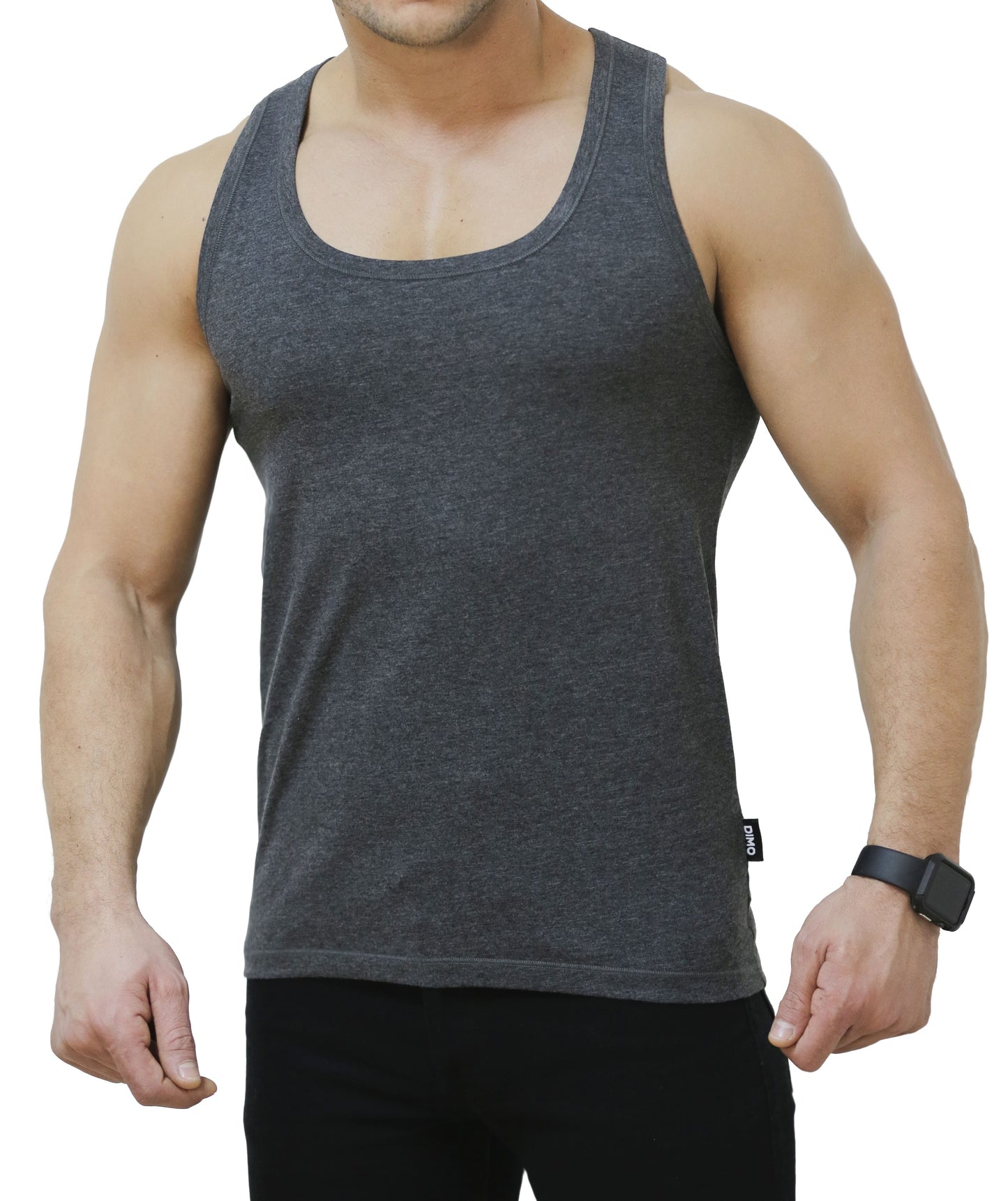 Stretch Cotton Tank Top