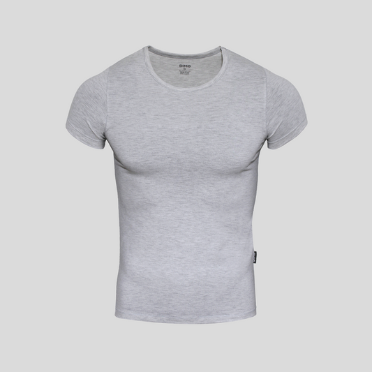 Stretch Cotton O-Neck Undershirt