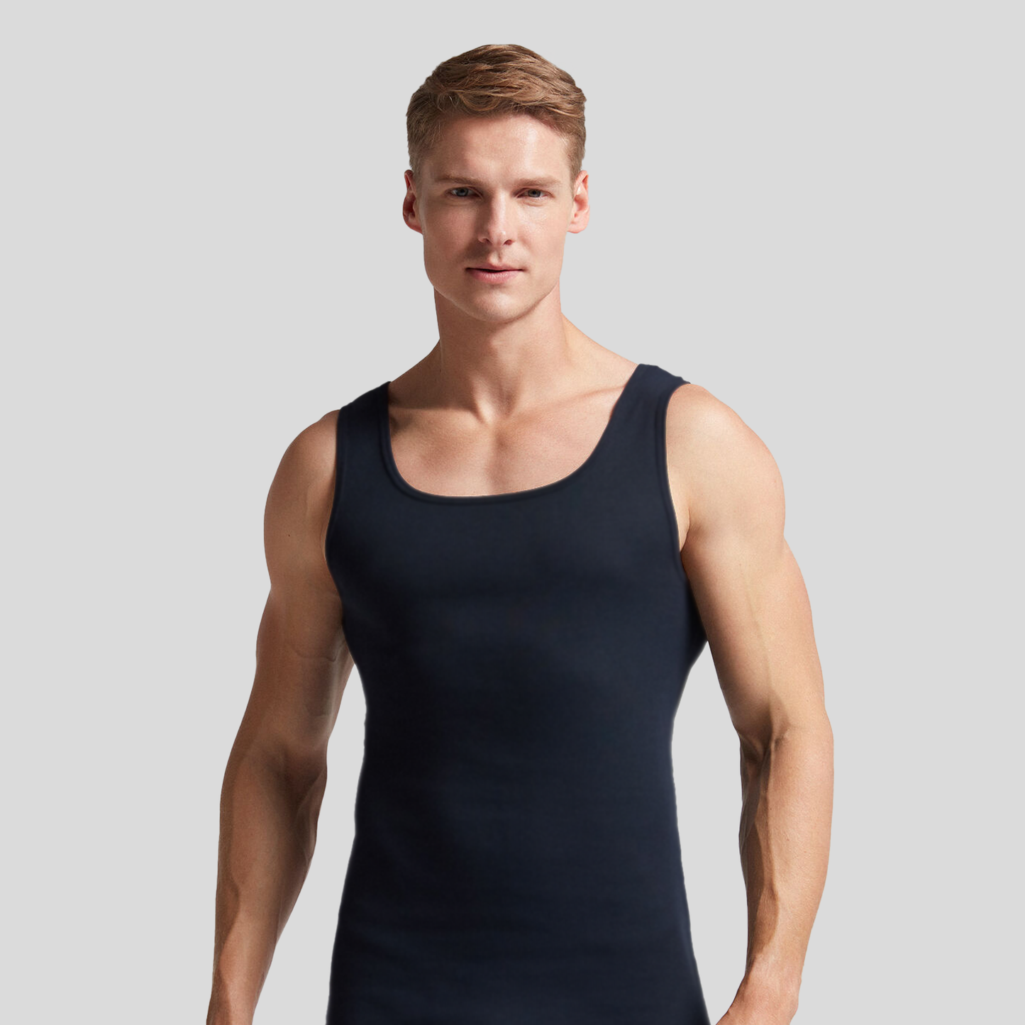 Stretch Cotton Tank Top