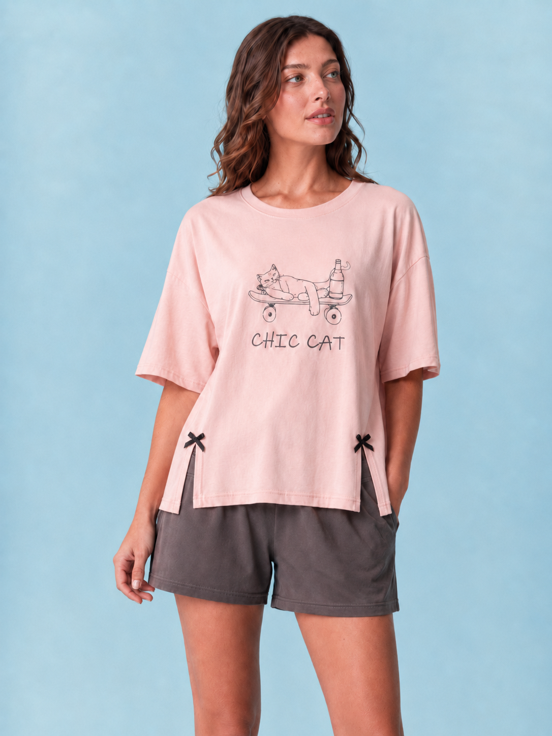 Soft Cotton Shorts Set