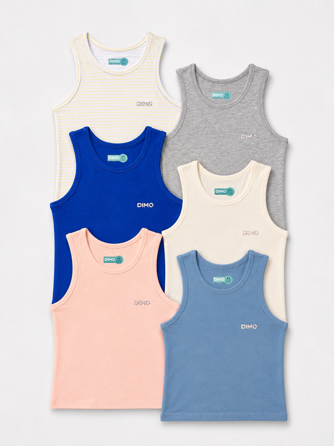Boys Stretch Cotton Tank Top Undershirt