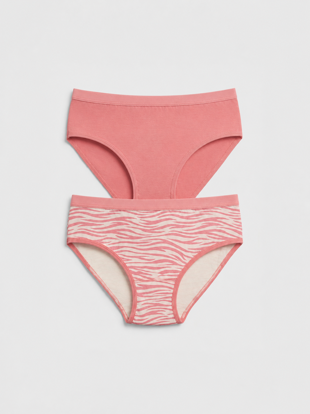 Girls Cotton Briefs – 2-Pack