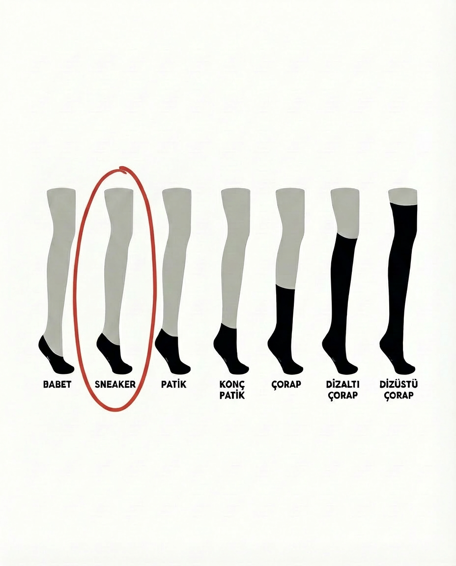 Dündar Men’s Bamboo Scented Socks – Sneaker