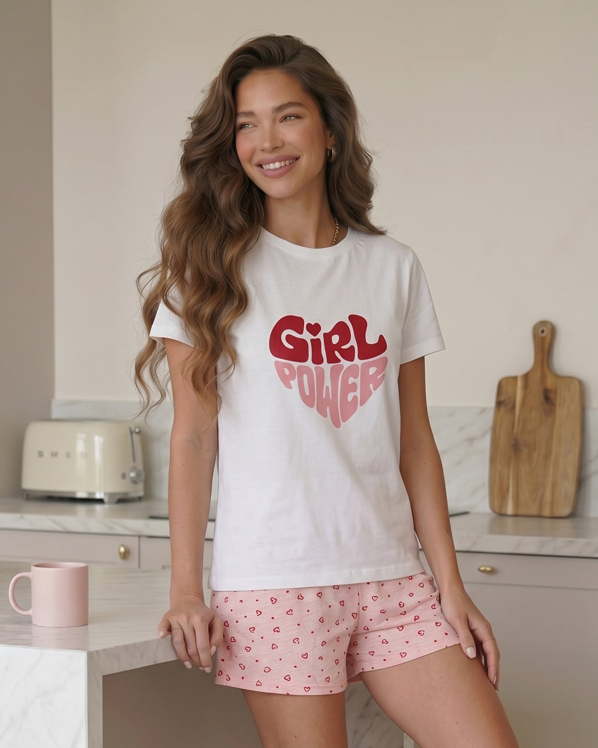 Soft Stretch Cotton Shorts Set