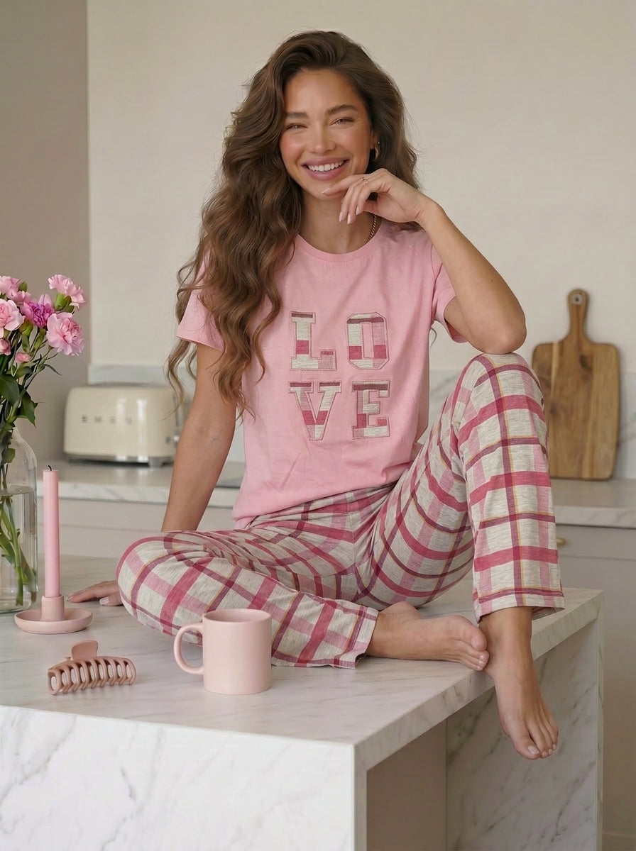 Soft Stretch Cotton PJ Set
