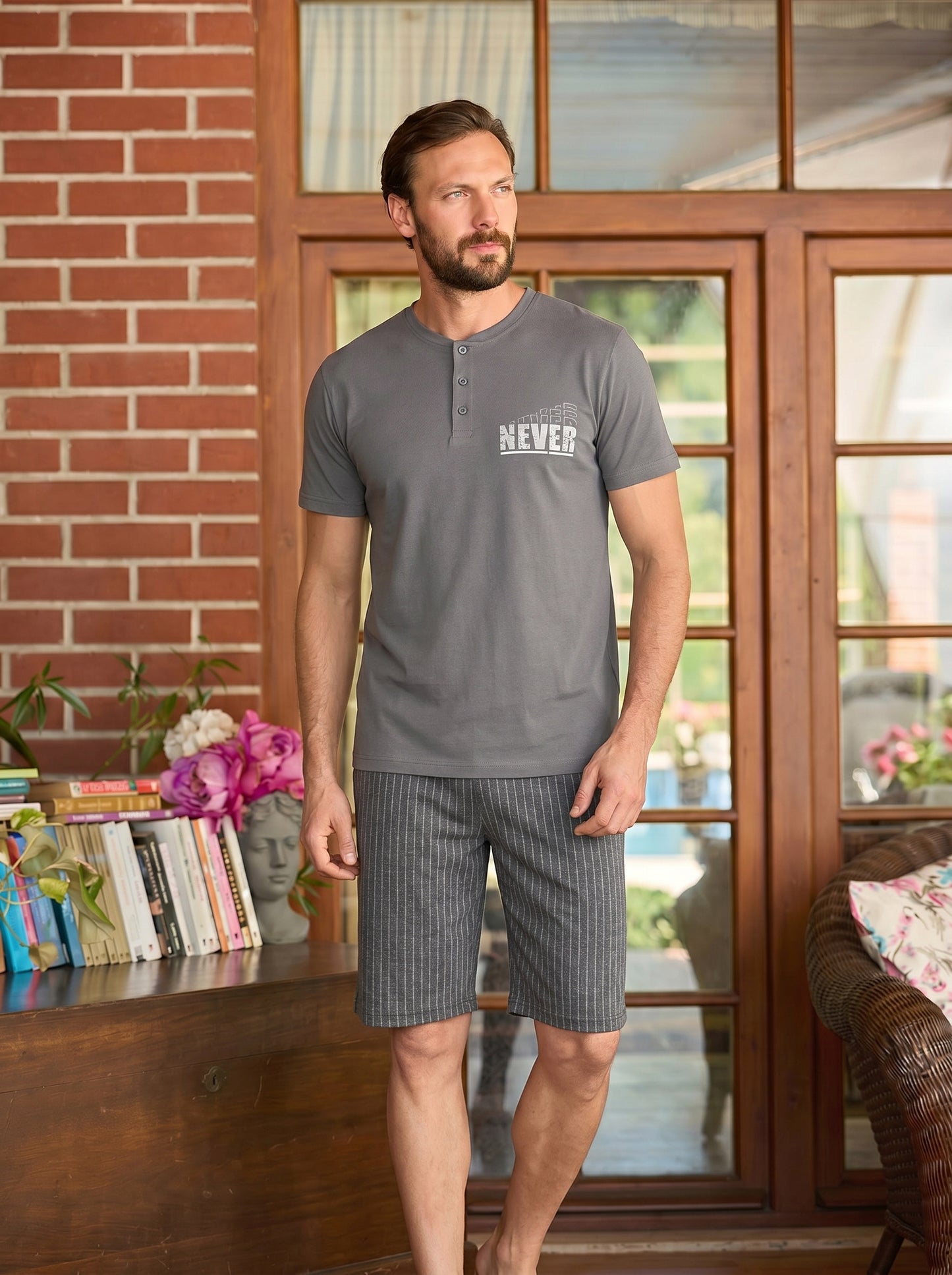 Soft Pure Cotton Shorts Set