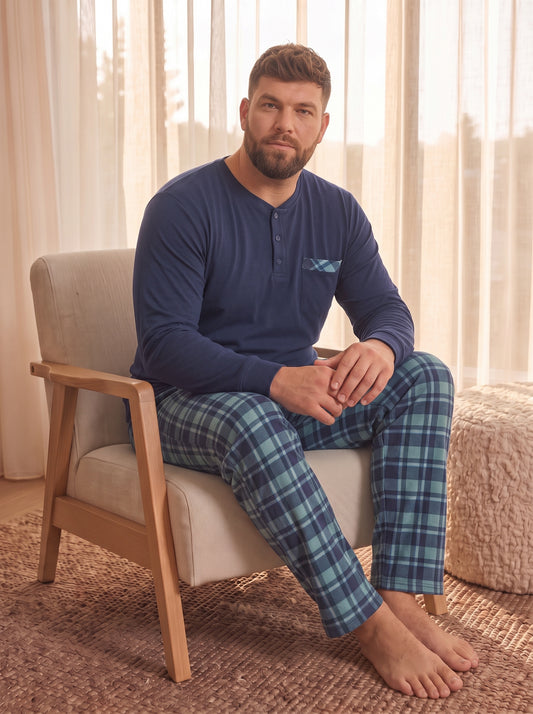 Thin Soft Thermal Fleece PJ Set