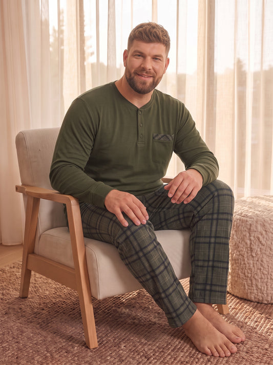 Thin Soft Thermal Fleece PJ Set