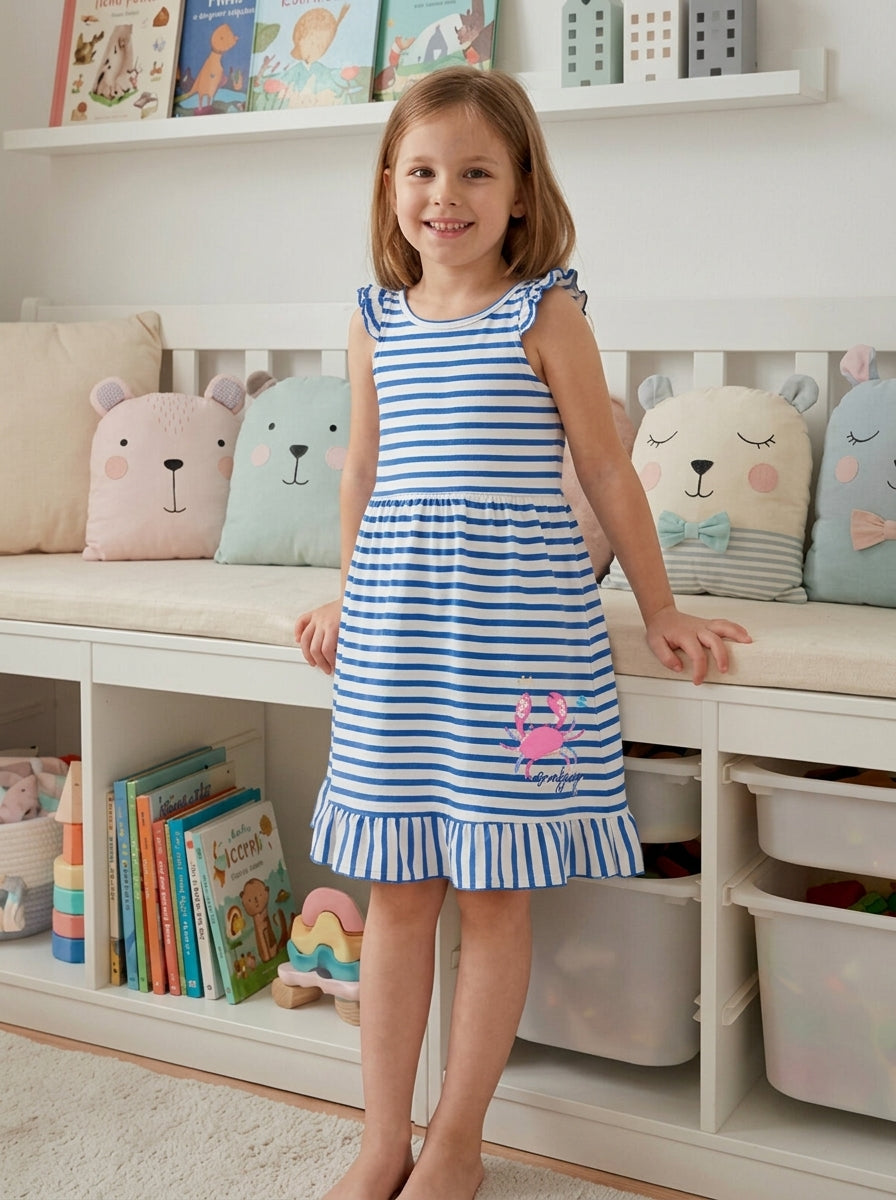 Girls Pure Soft Cotton Nightgown