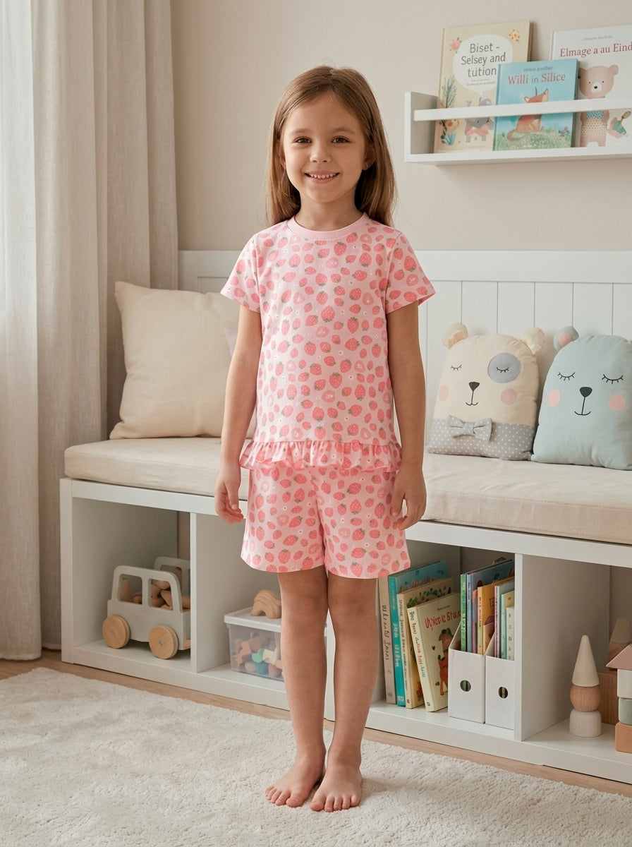 Pure Soft Cotton Shorts Set