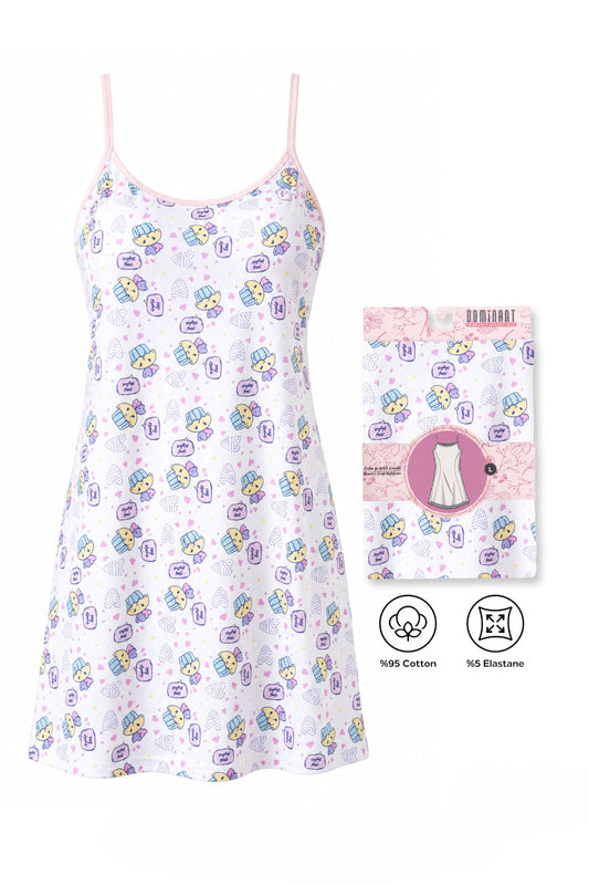Soft Cotton Camisole Nightdress