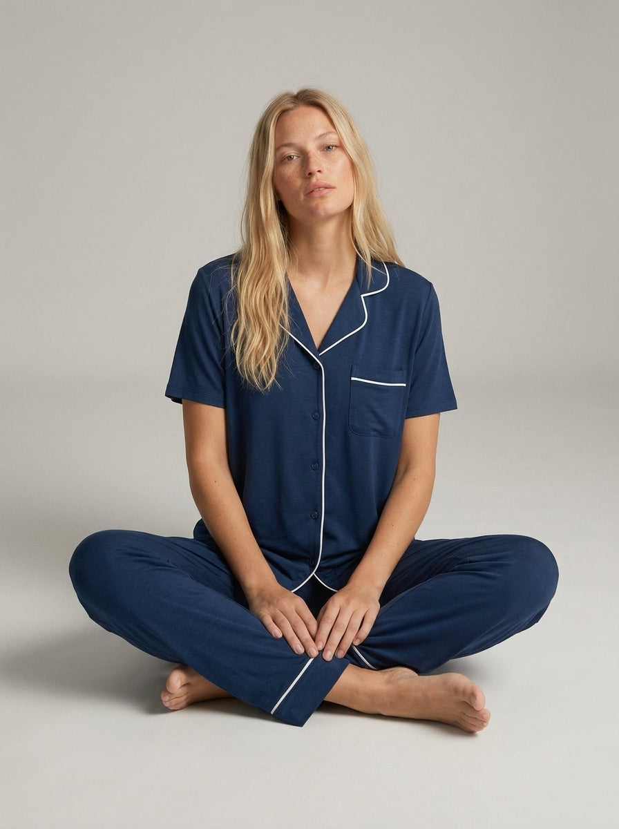 Soft Pure Cotton Front-Buttoned Set
