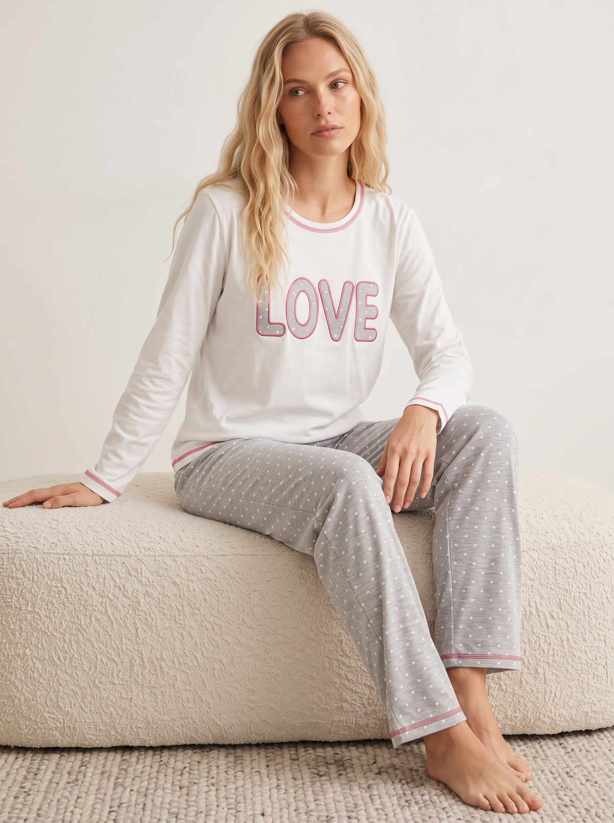 Soft Stretch Cotton PJ Set