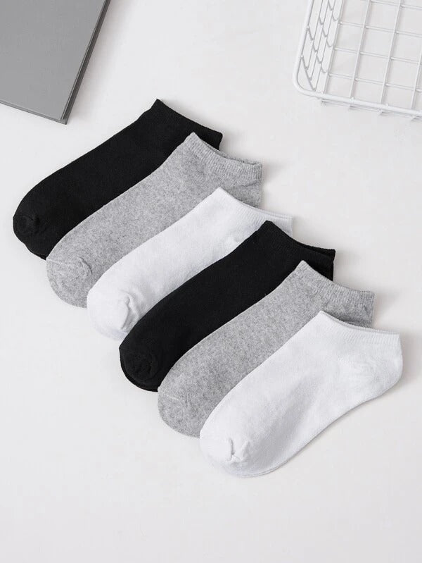 3-Pairs Ankle Short Socks