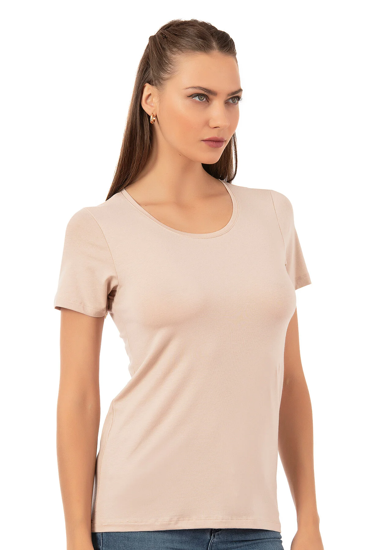 Bamboo Cotton Short-Sleeve Undershirt