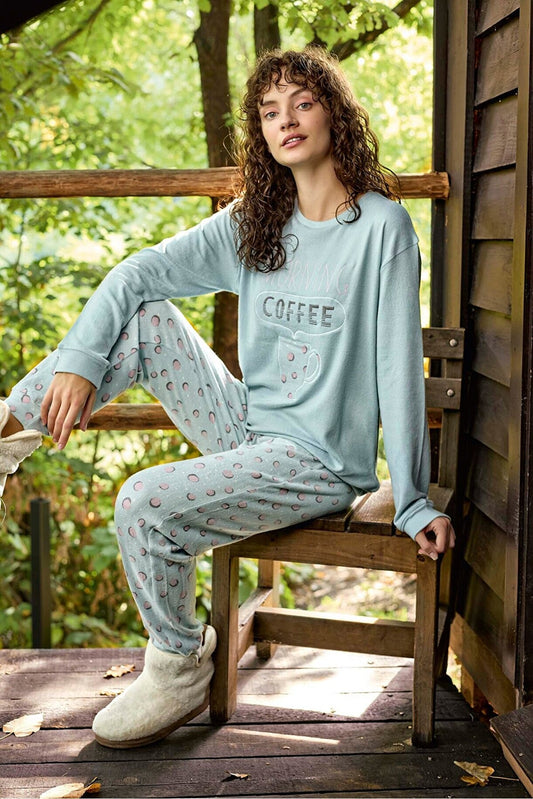 Thermal Fleece Pajama Set