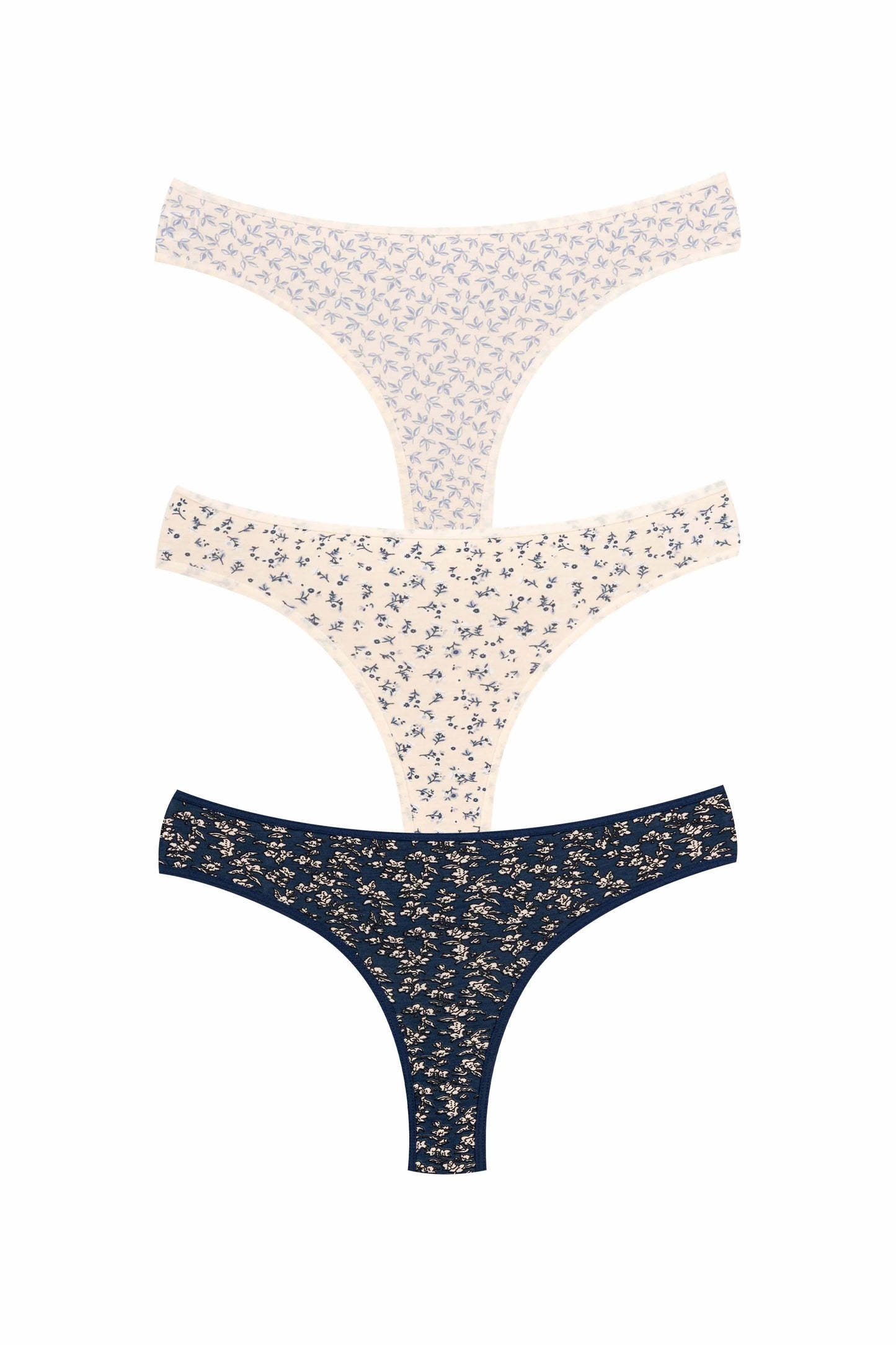 Brazilian Cotton Panties – Dominant 3-Pack