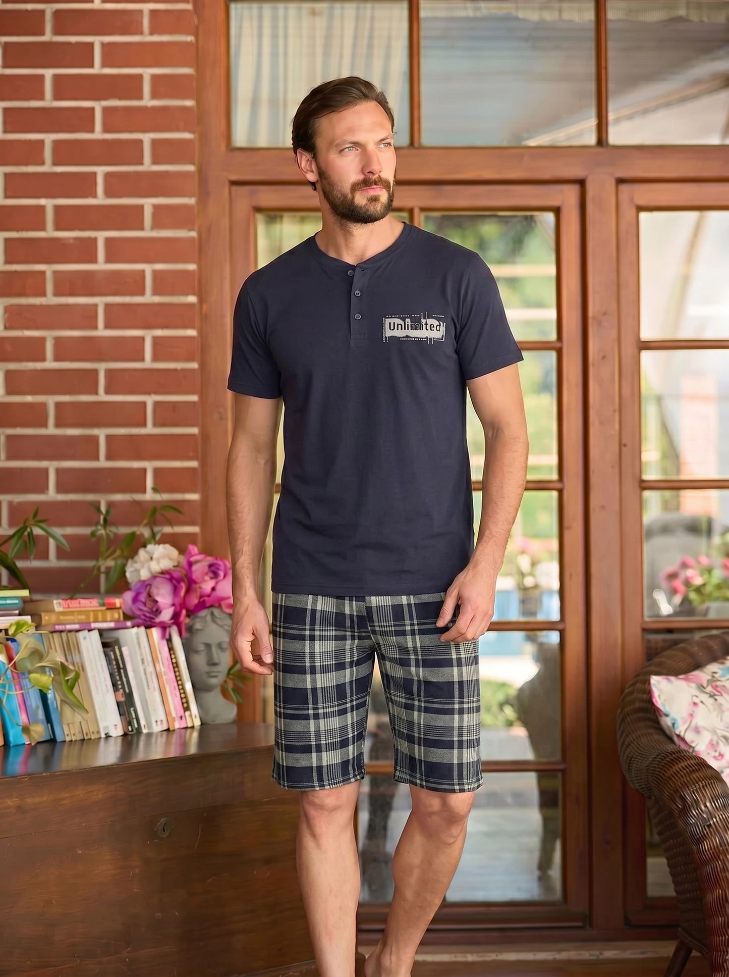 Soft Pure Cotton Shorts Set