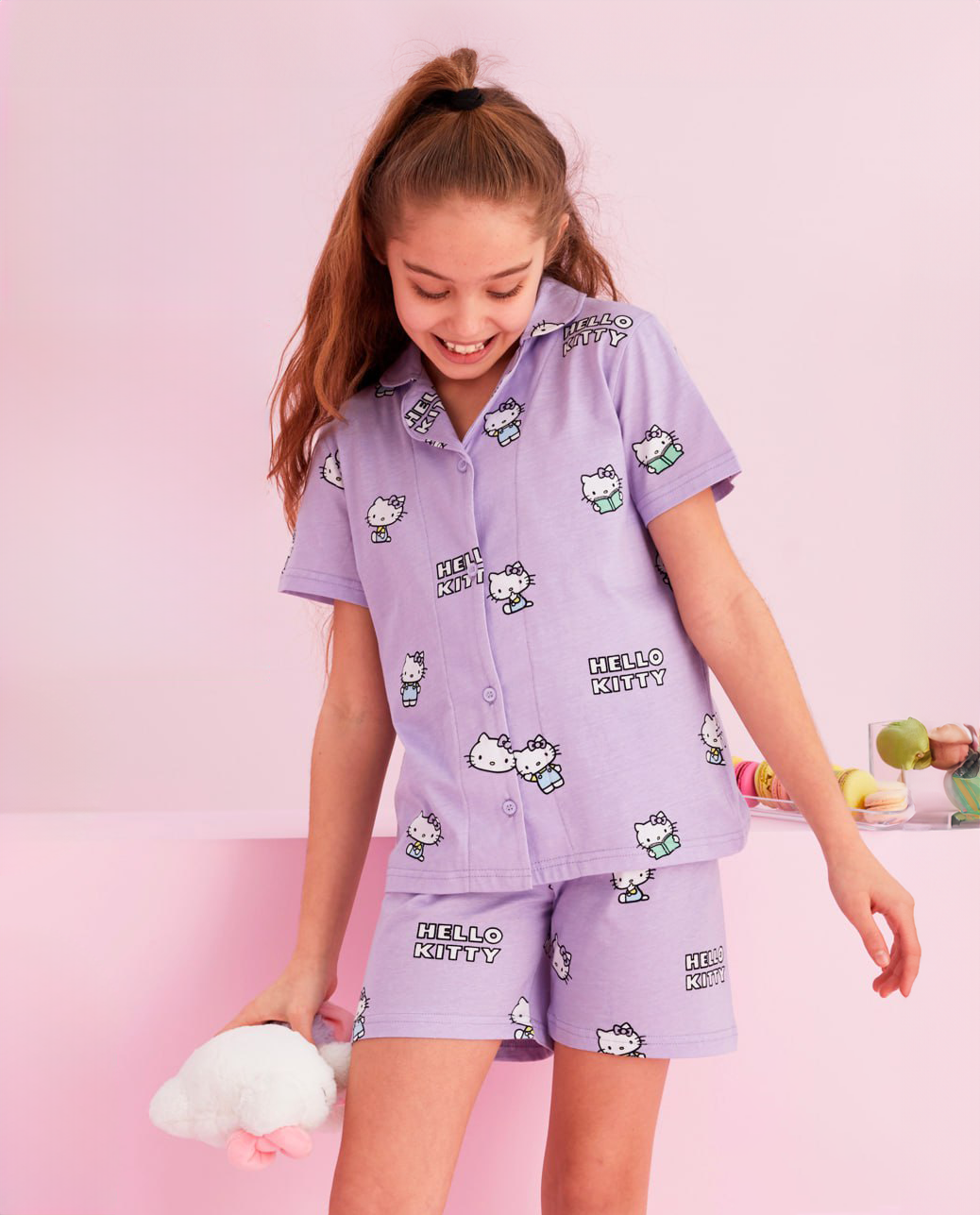 Cotton Front-Buttoned Short PJ Set