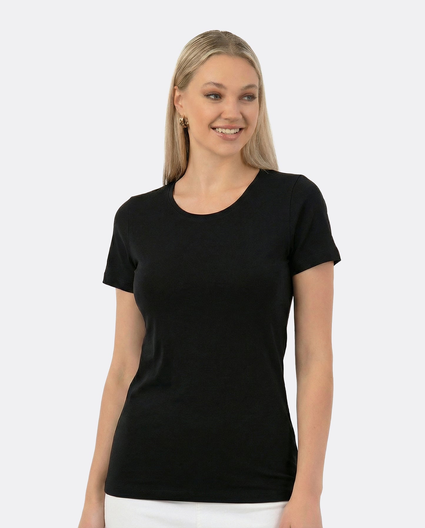 Bamboo Cotton Short-Sleeve Undershirt