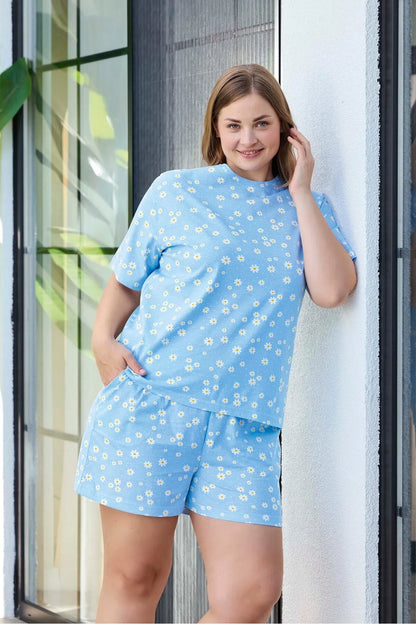 Pure Cotton Shorts Set