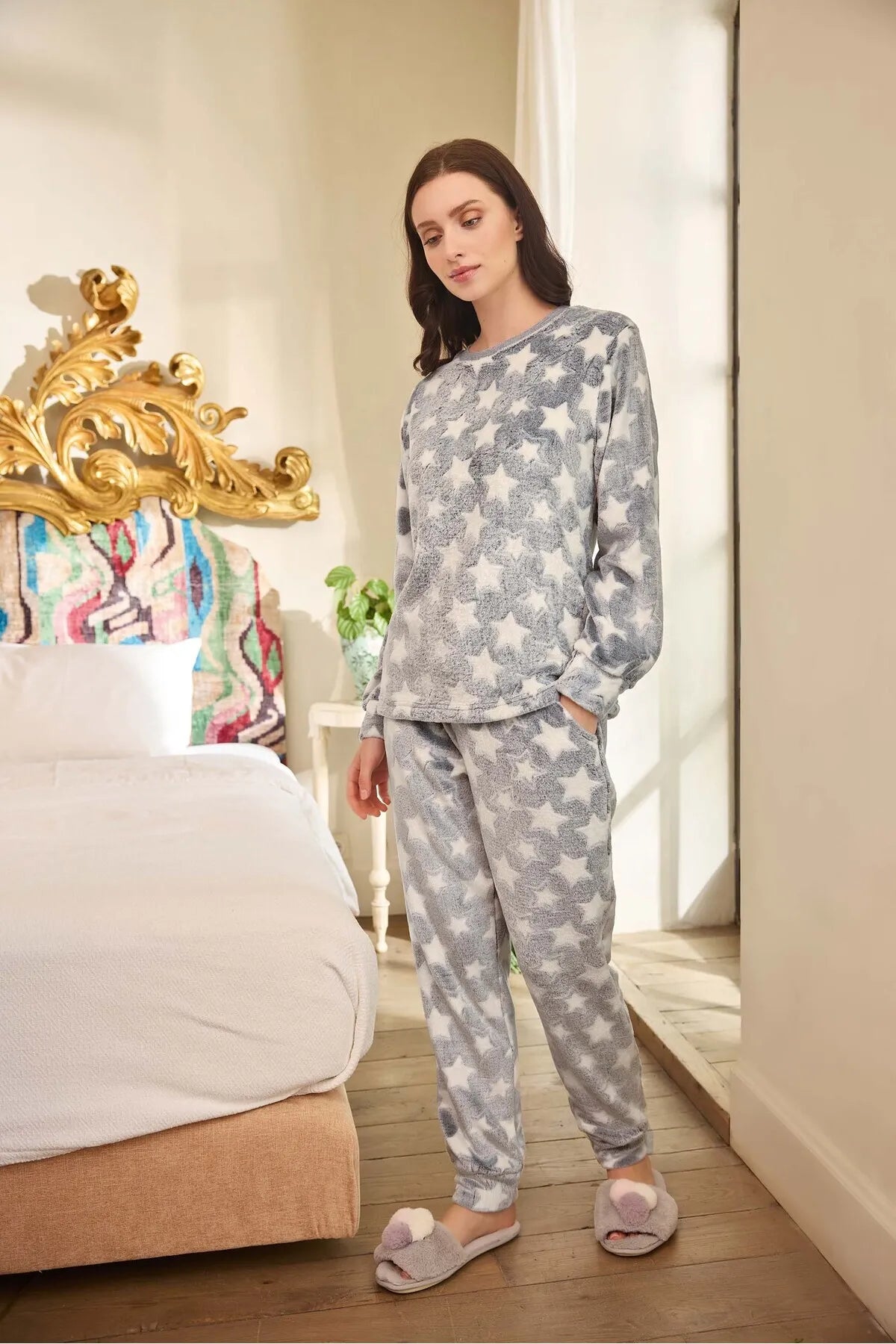 Thick Thermal Fleece PJ Set