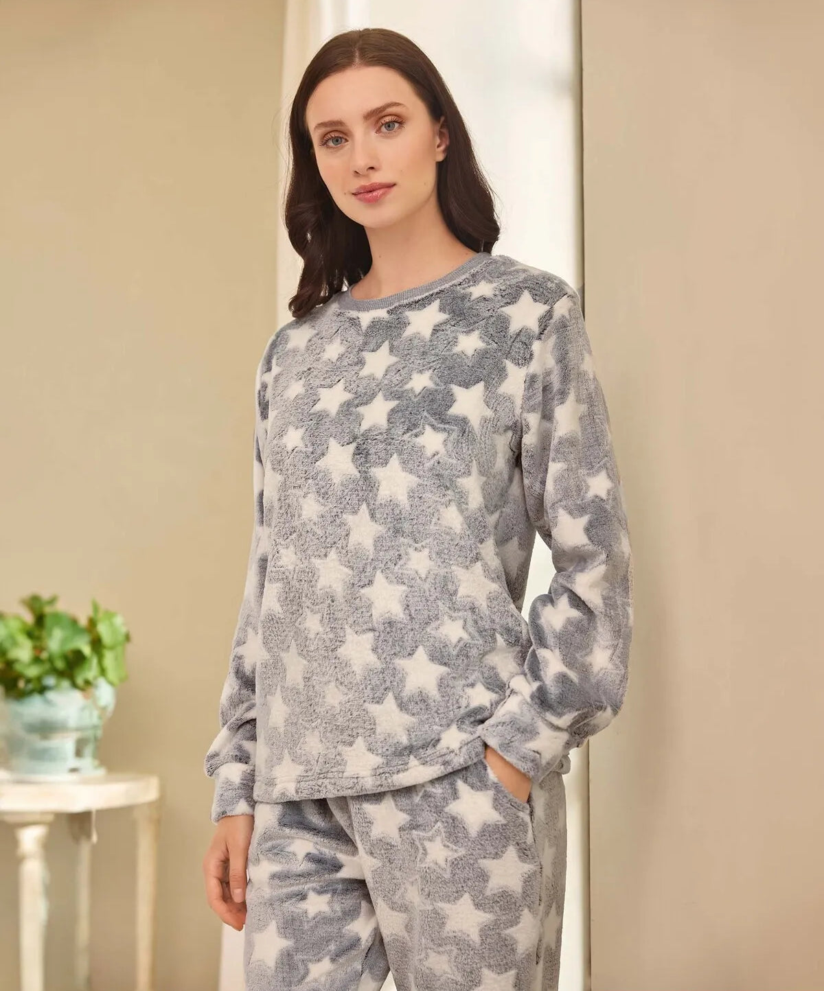 Thick Thermal Fleece PJ Set