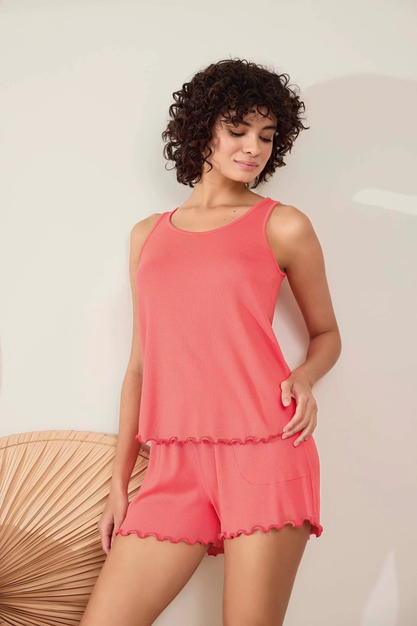 Soft Cotton Shorts Set