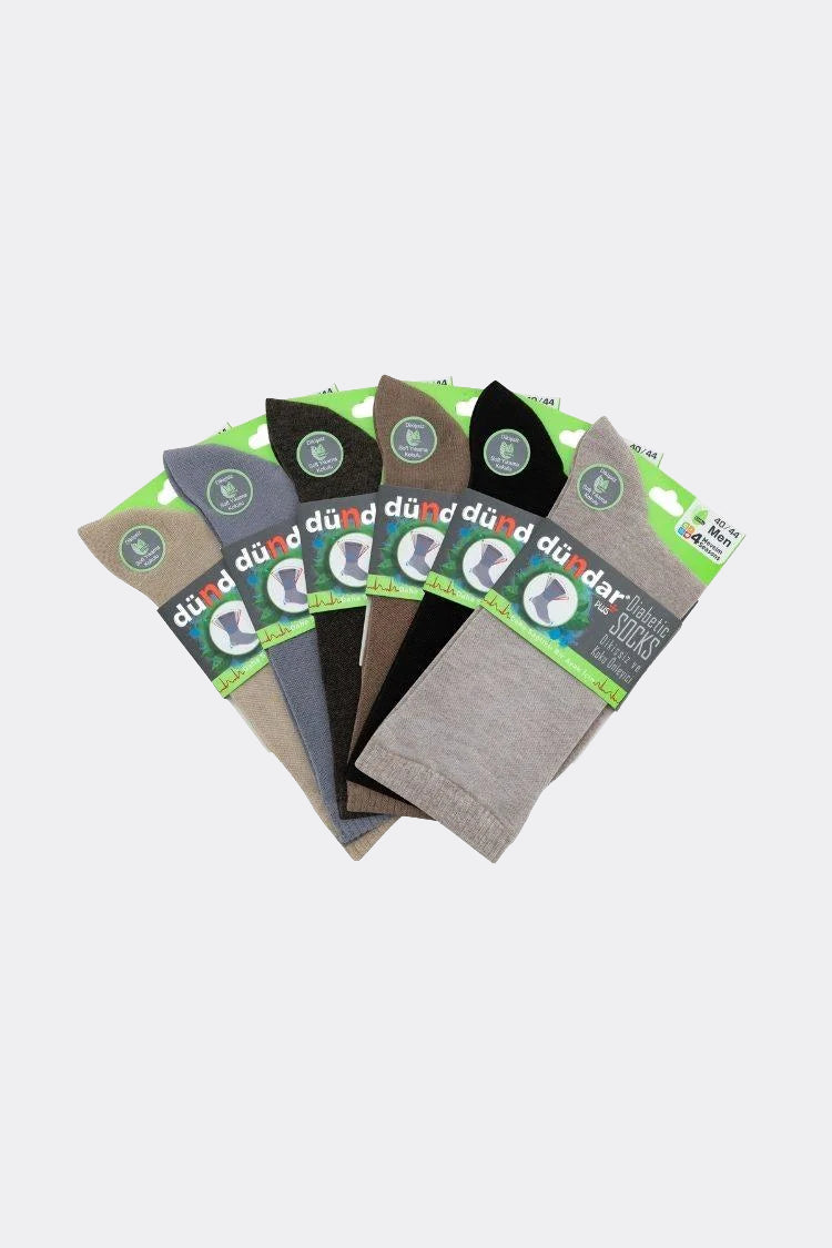 Dündar Men’s Bamboo Diabetic Socks – Long