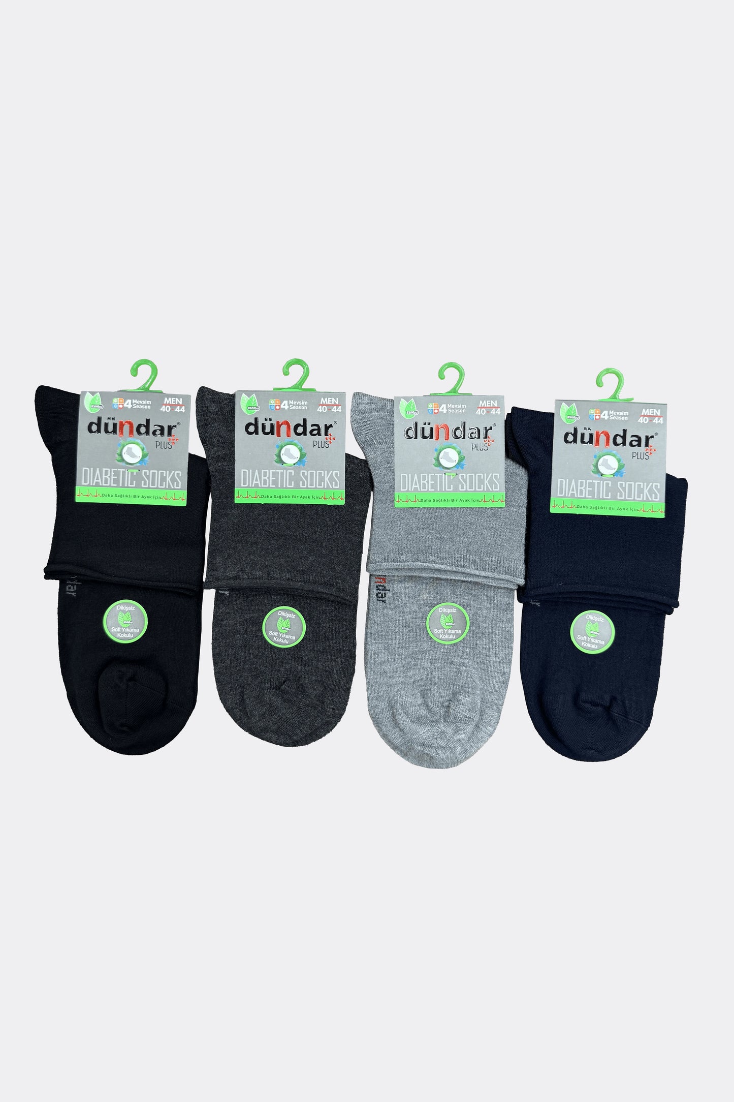 Dündar Men’s Bamboo Diabetic Socks – Regular