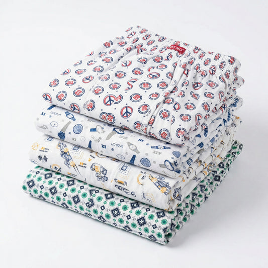 Printed Classic Cotton Boxer Shorts
