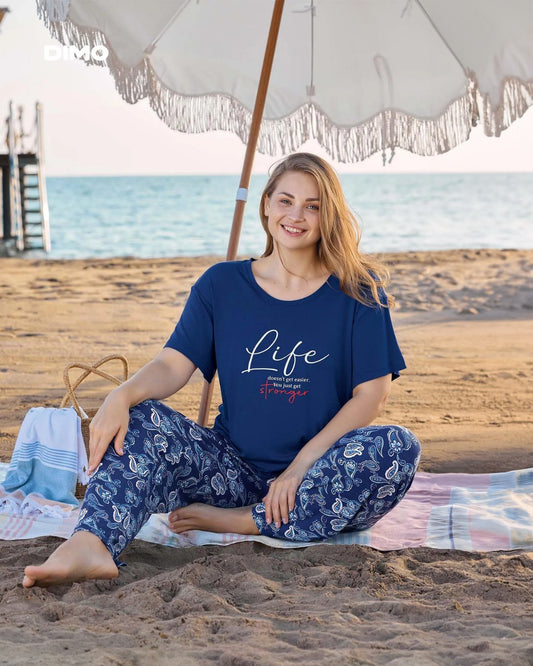 Flowy Soft Cotton PJ Set