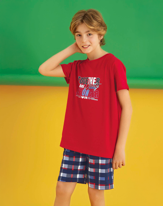 Soft Cotton Shorts Set