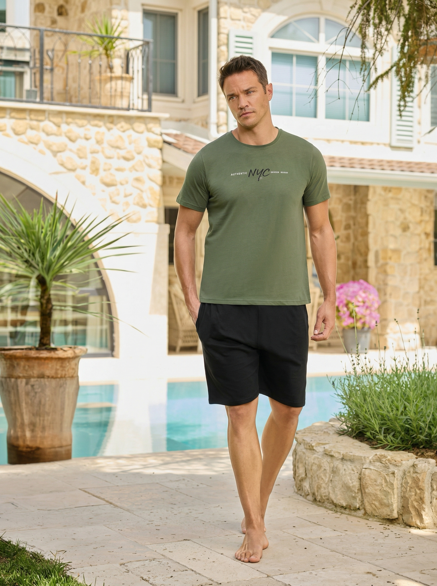 Cotton Shorts Set