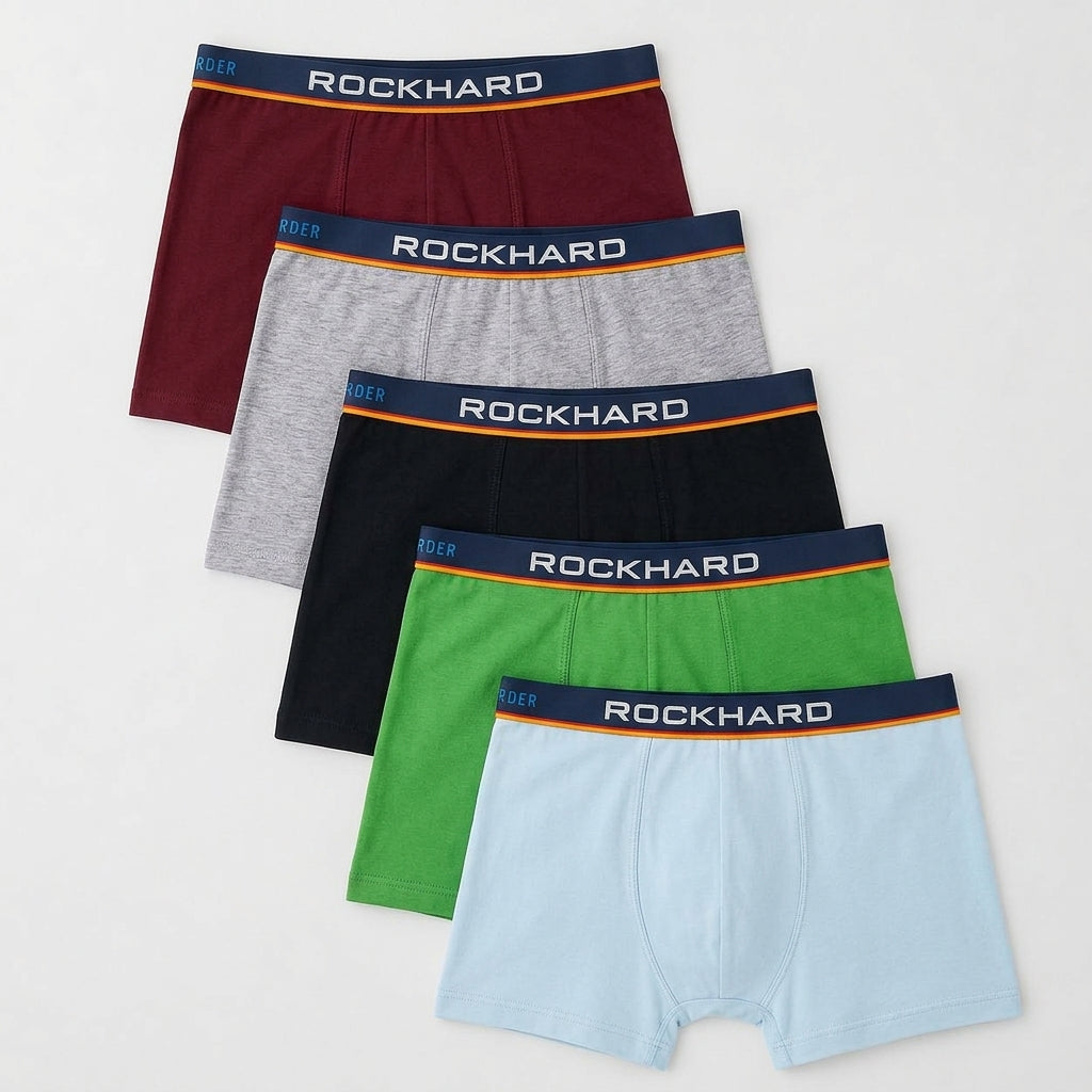Boys Cotton Elastane Boxer Briefs