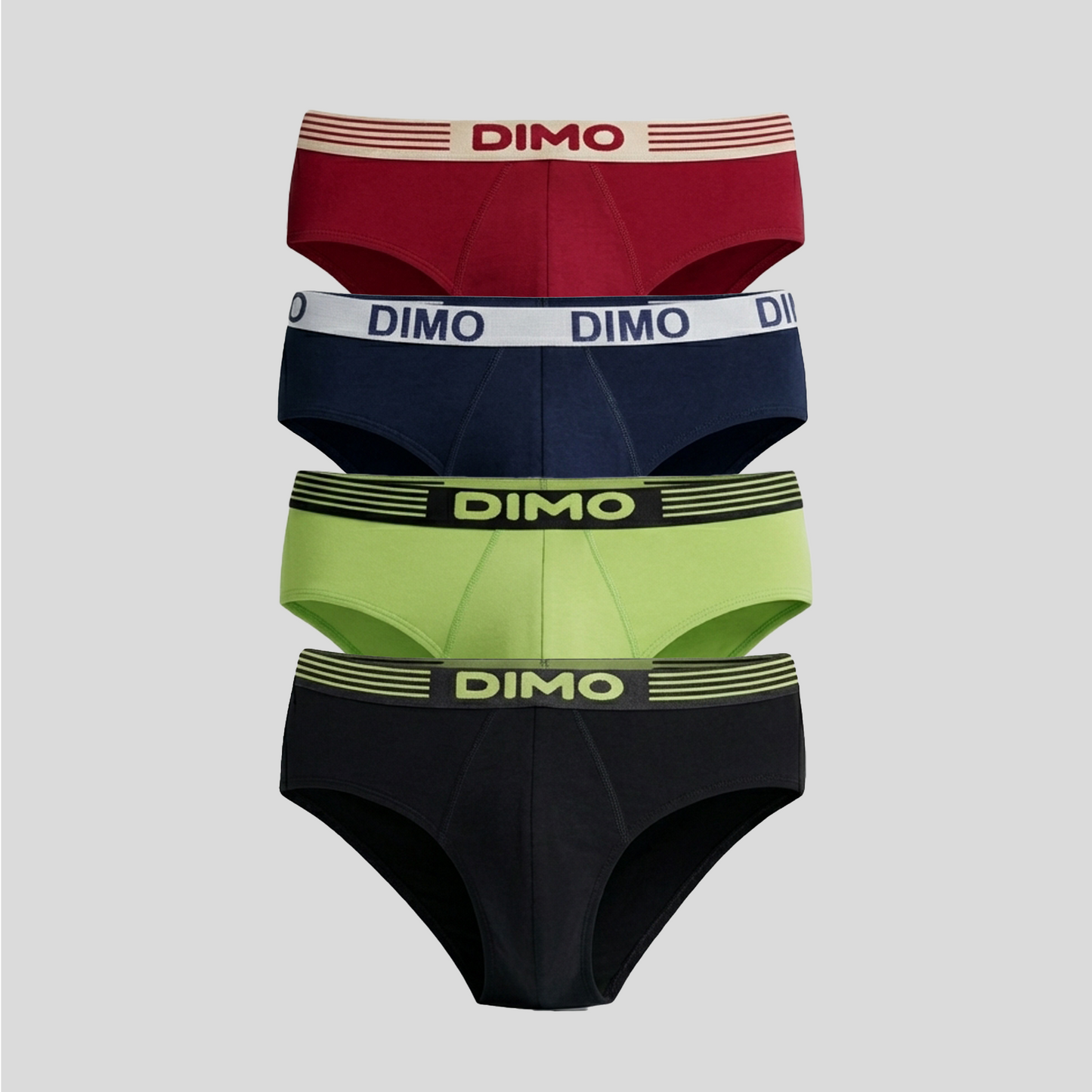 Stretch Cotton Mid Waist Brief
