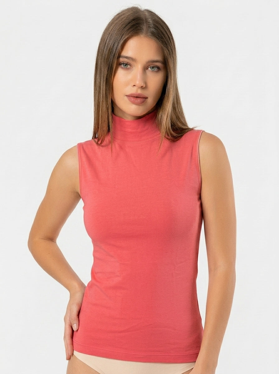 Stretch Cotton Tank Top