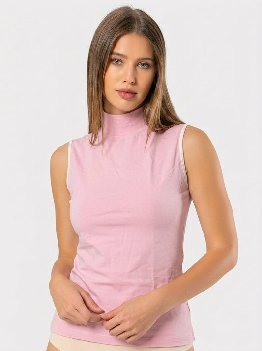 Stretch Cotton Tank Top