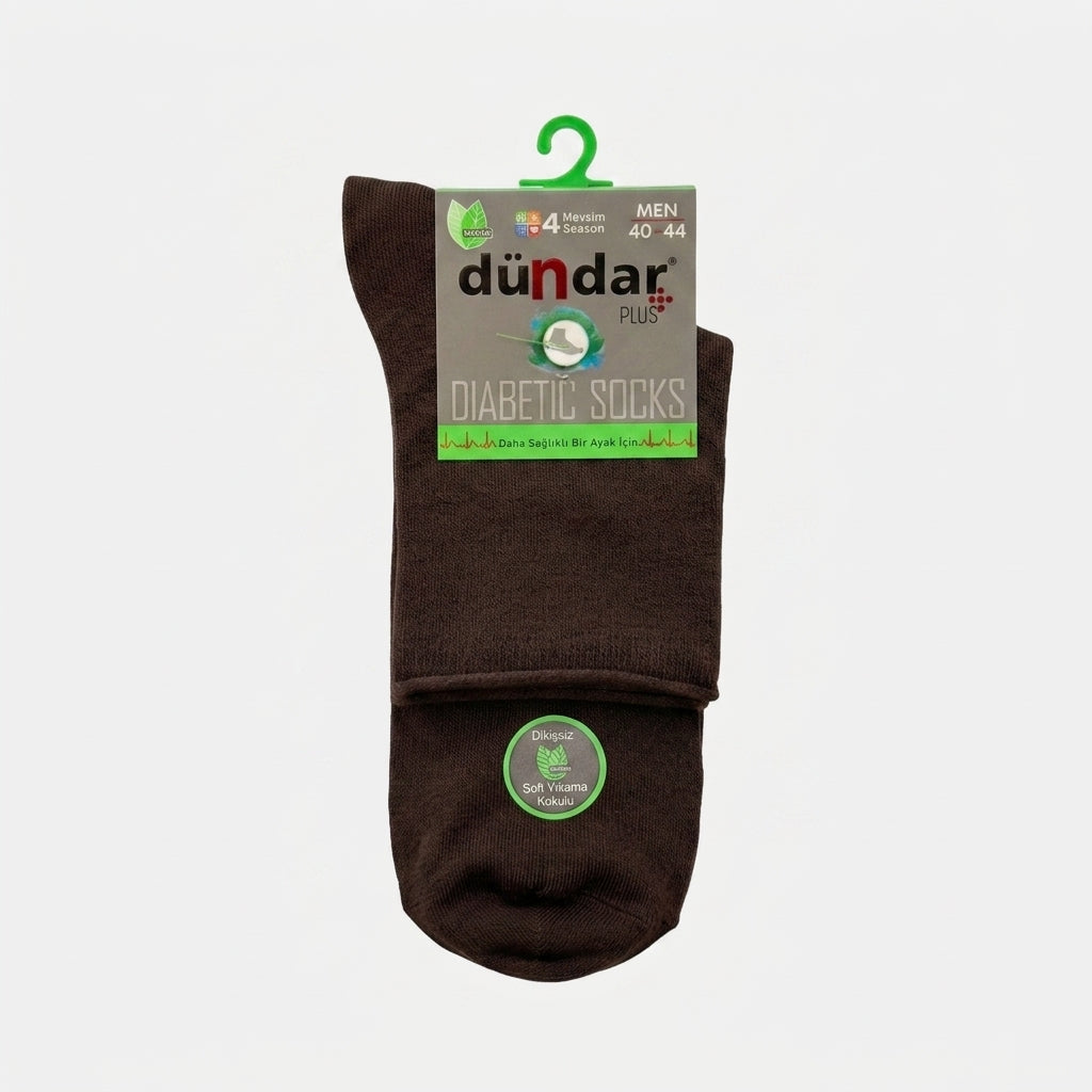 Dündar Men’s Bamboo Diabetic Socks – Regular