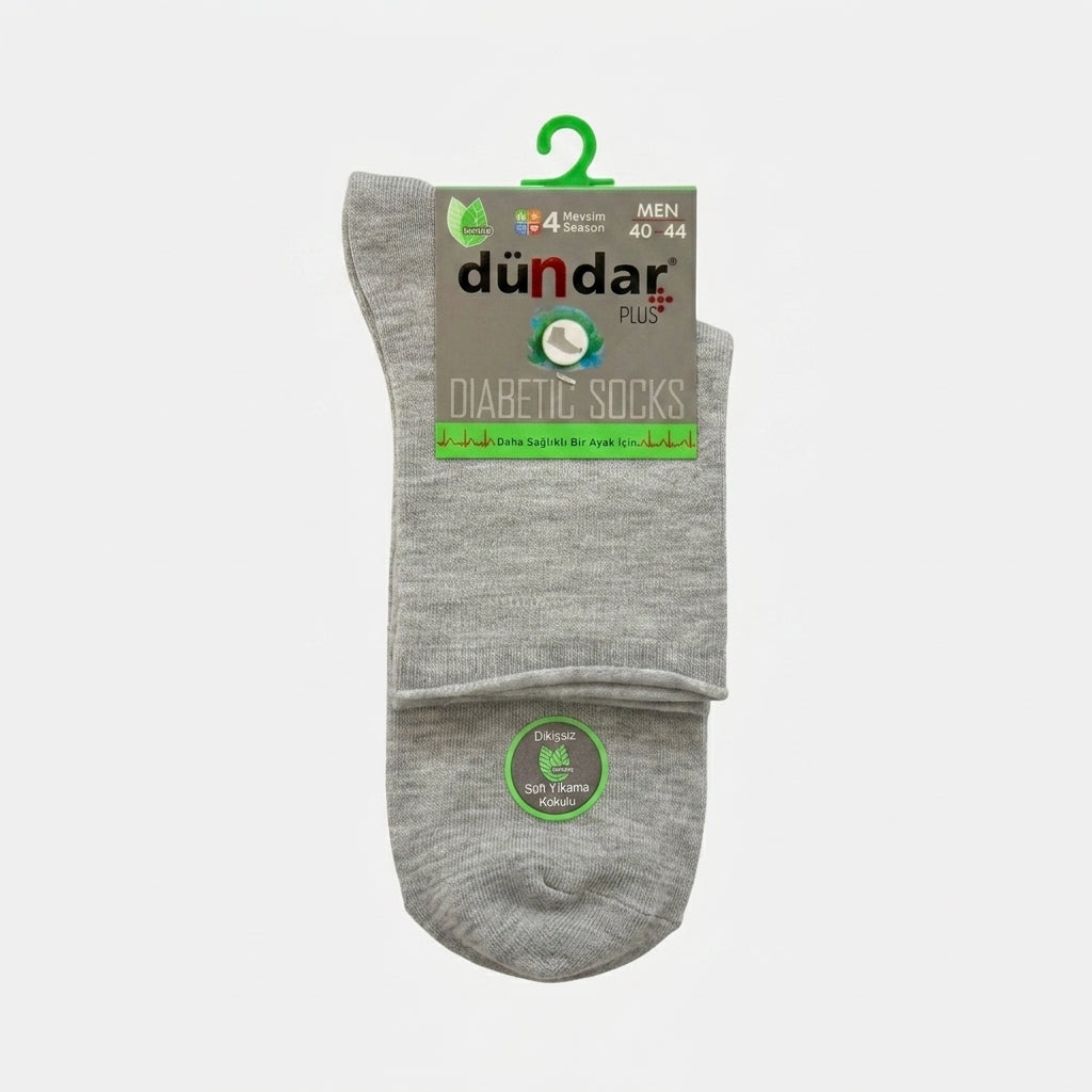 Dündar Men’s Bamboo Diabetic Socks – Regular